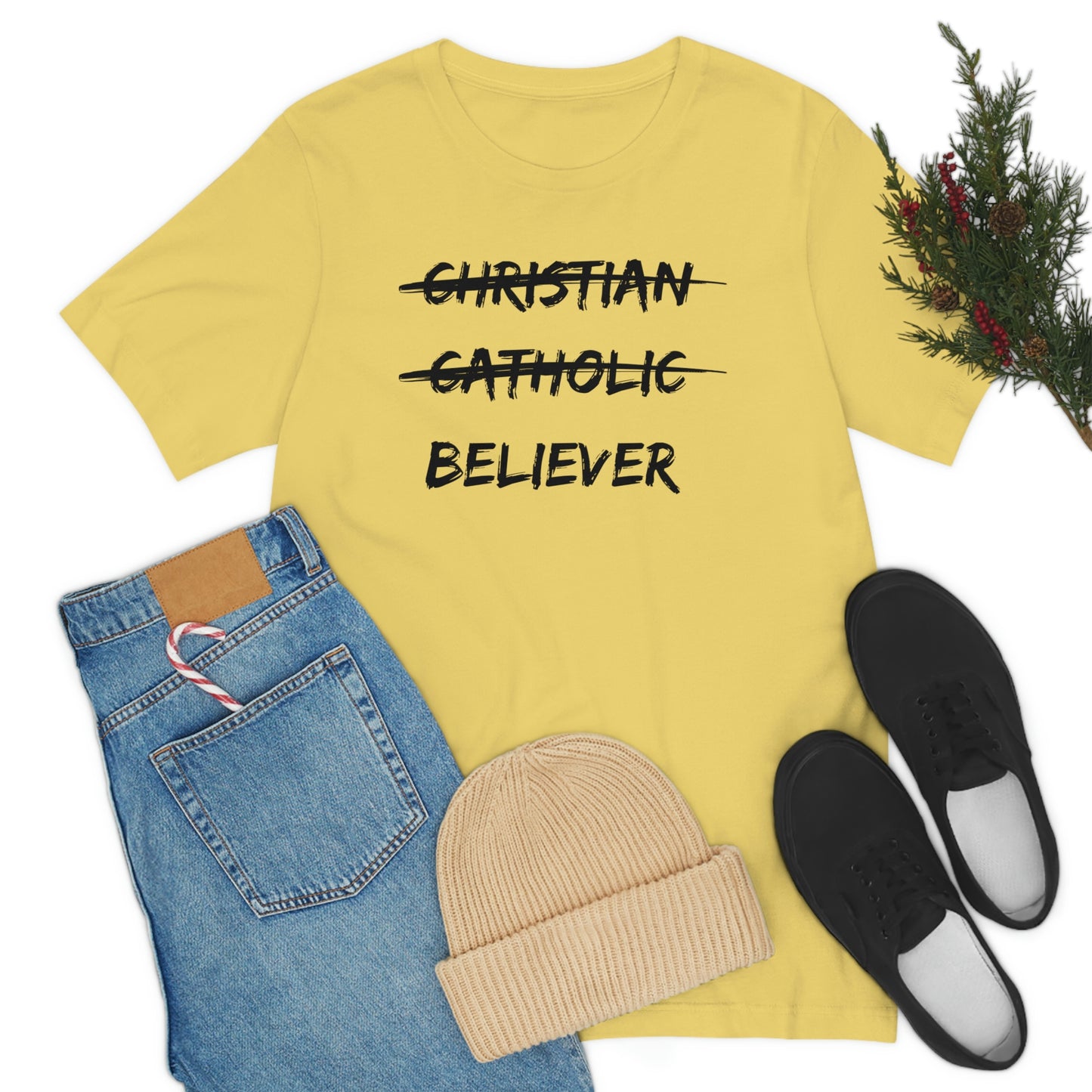 BELIEVER Unisex Jersey Short Sleeve Tee