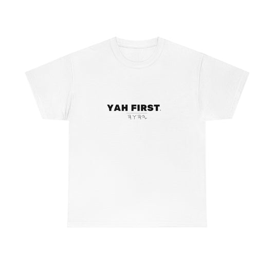 YAH FIRST Unisex Heavy Cotton Tee