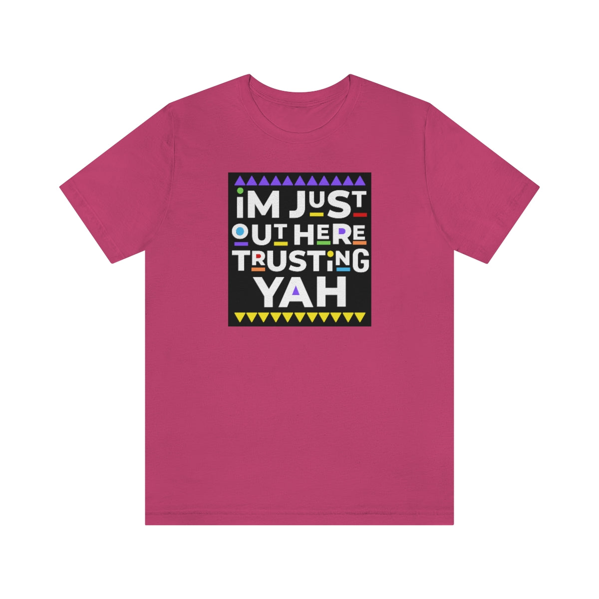 TRUST YAH Unisex Jersey Short Sleeve Tee