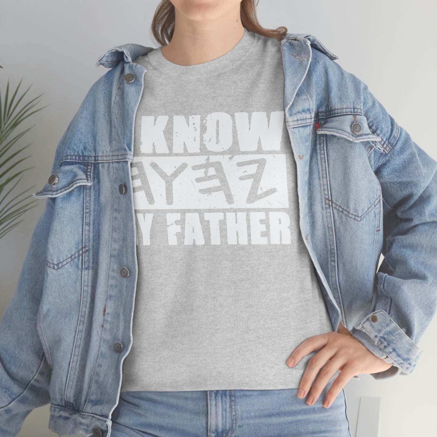 I Know My Father Unisex Heavy Cotton Tee