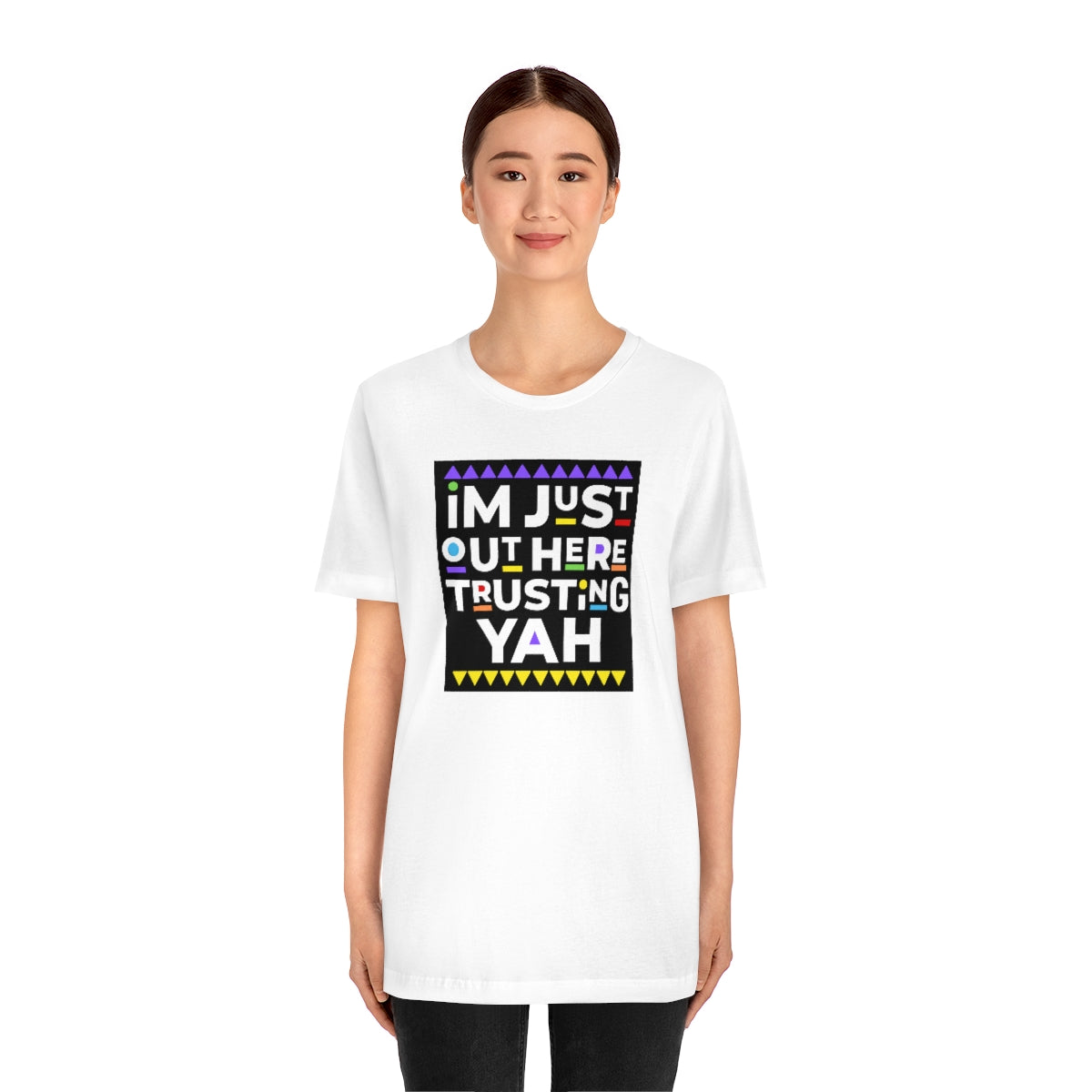 TRUST YAH Unisex Jersey Short Sleeve Tee