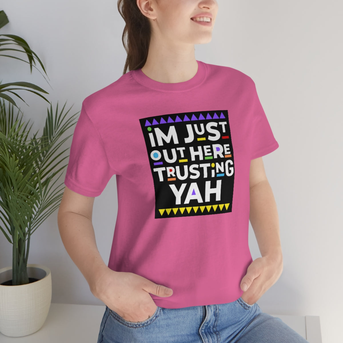 TRUST YAH Unisex Jersey Short Sleeve Tee