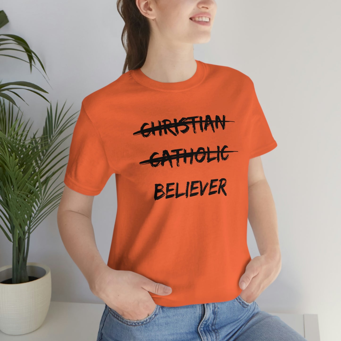 BELIEVER Unisex Jersey Short Sleeve Tee