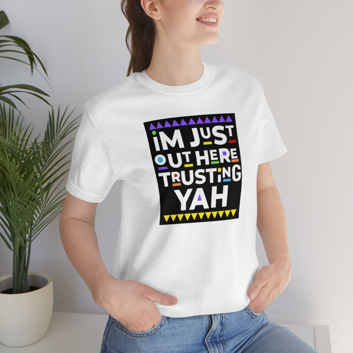 TRUST YAH Unisex Jersey Short Sleeve Tee