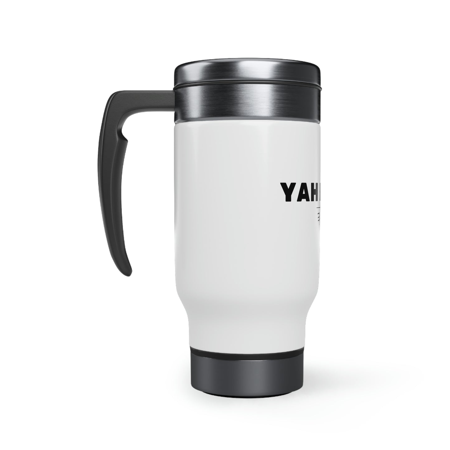 YAH FIRST Stainless Steel Travel Mug with Handle, 14oz