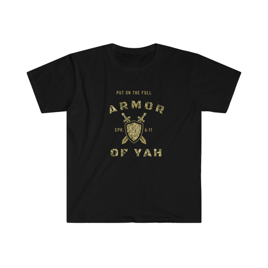 Full Armor of YAH Unisex Softstyle T-Shirt