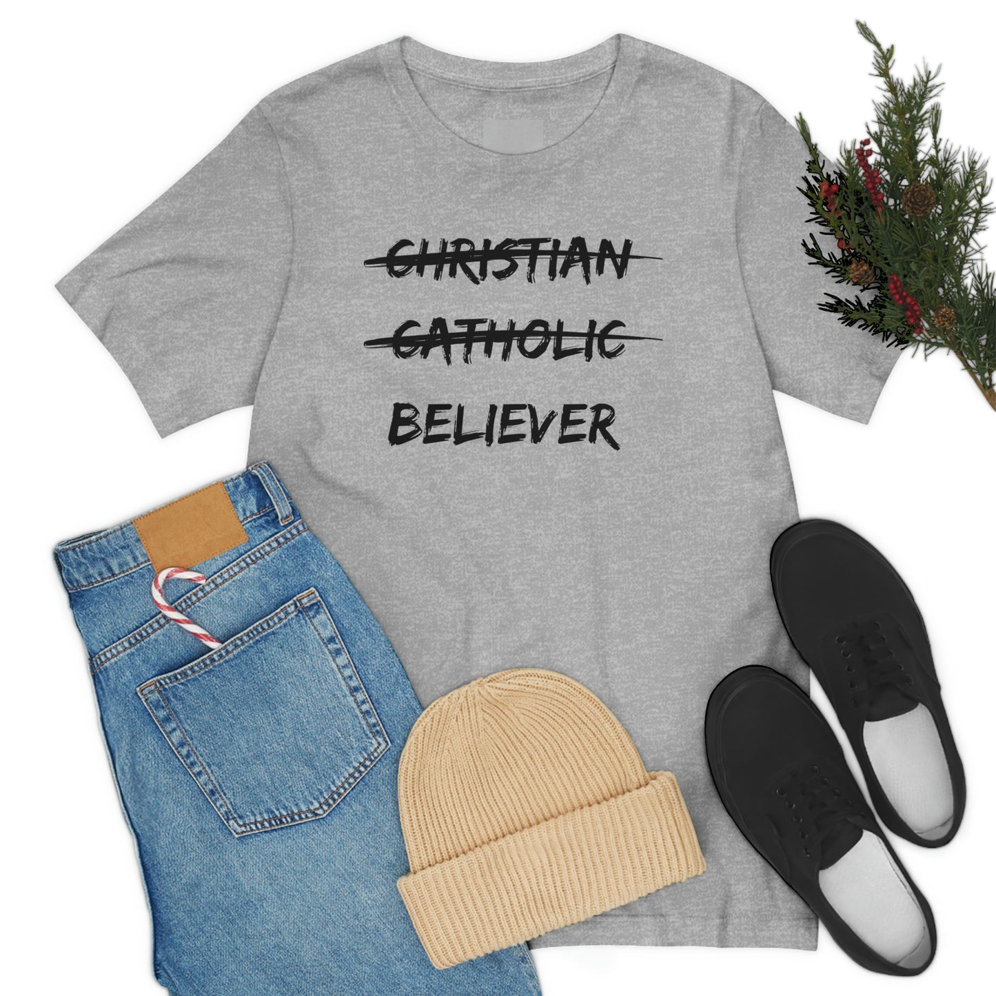 BELIEVER Unisex Jersey Short Sleeve Tee