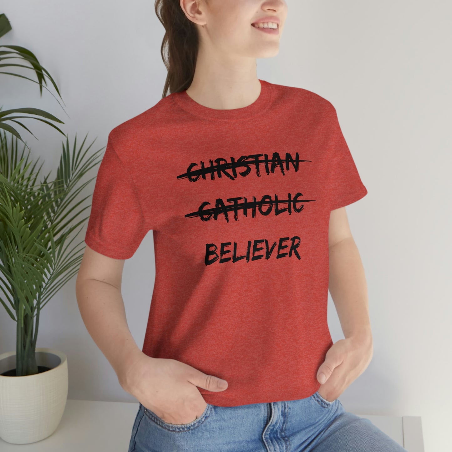 BELIEVER Unisex Jersey Short Sleeve Tee