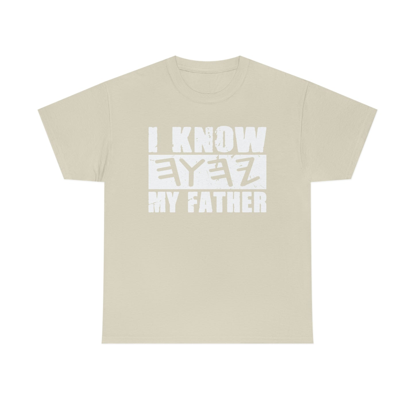 I Know My Father Unisex Heavy Cotton Tee