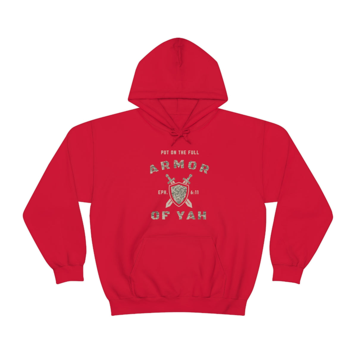 PUT ON THE FULL ARMOR OF YAH Unisex Heavy Blend™ Hooded Sweatshirt