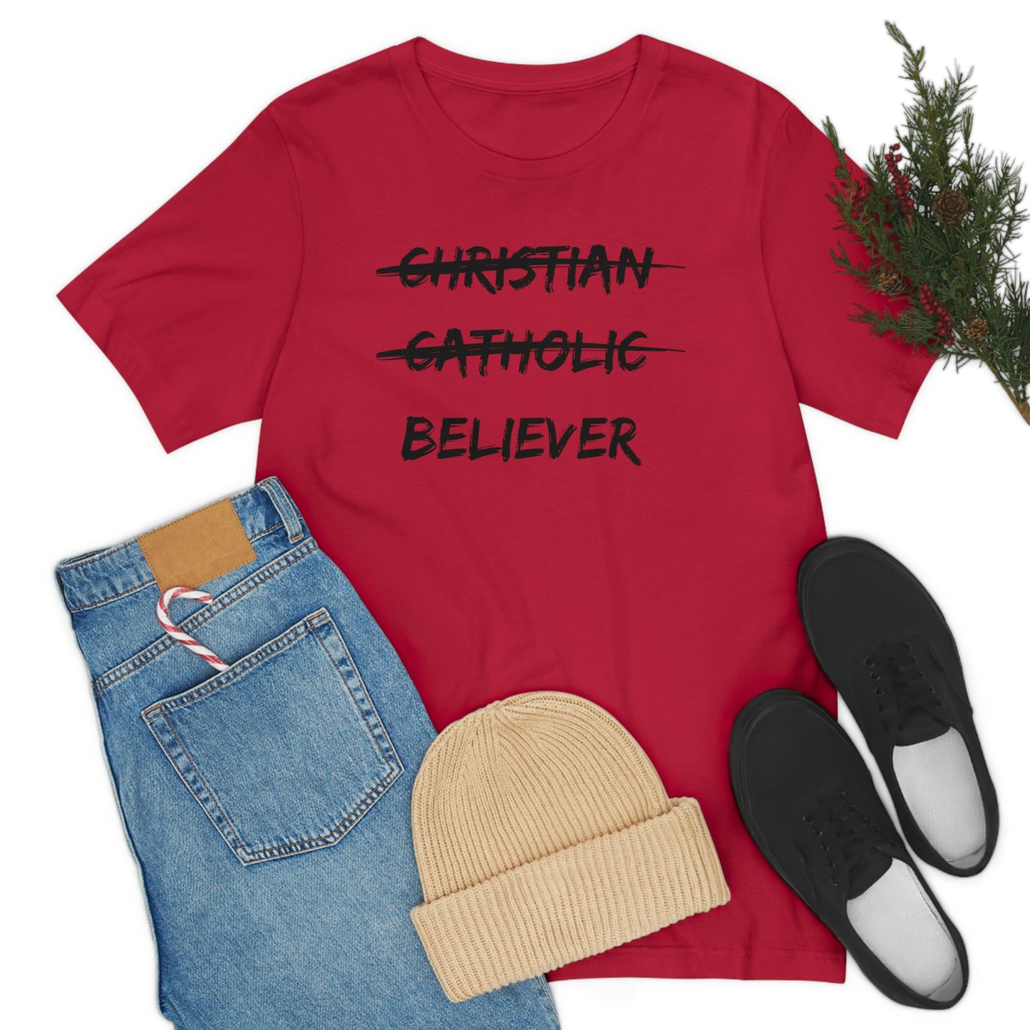 BELIEVER Unisex Jersey Short Sleeve Tee