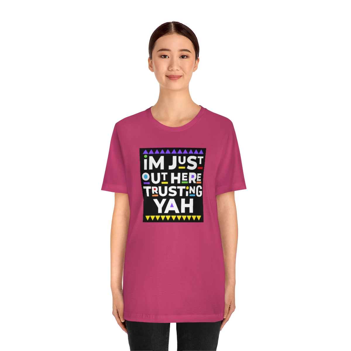 TRUST YAH Unisex Jersey Short Sleeve Tee