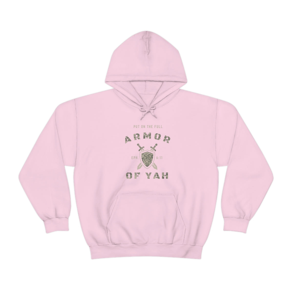 PUT ON THE FULL ARMOR OF YAH Unisex Heavy Blend™ Hooded Sweatshirt