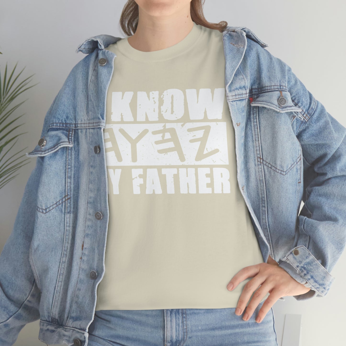 I Know My Father Unisex Heavy Cotton Tee