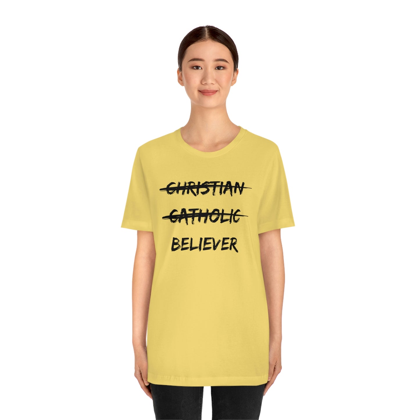 BELIEVER Unisex Jersey Short Sleeve Tee