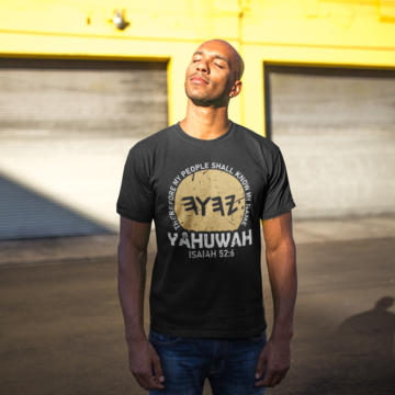 MY PEOPLE SHALL KNOW MY NAME Men's Short Sleeve Tee