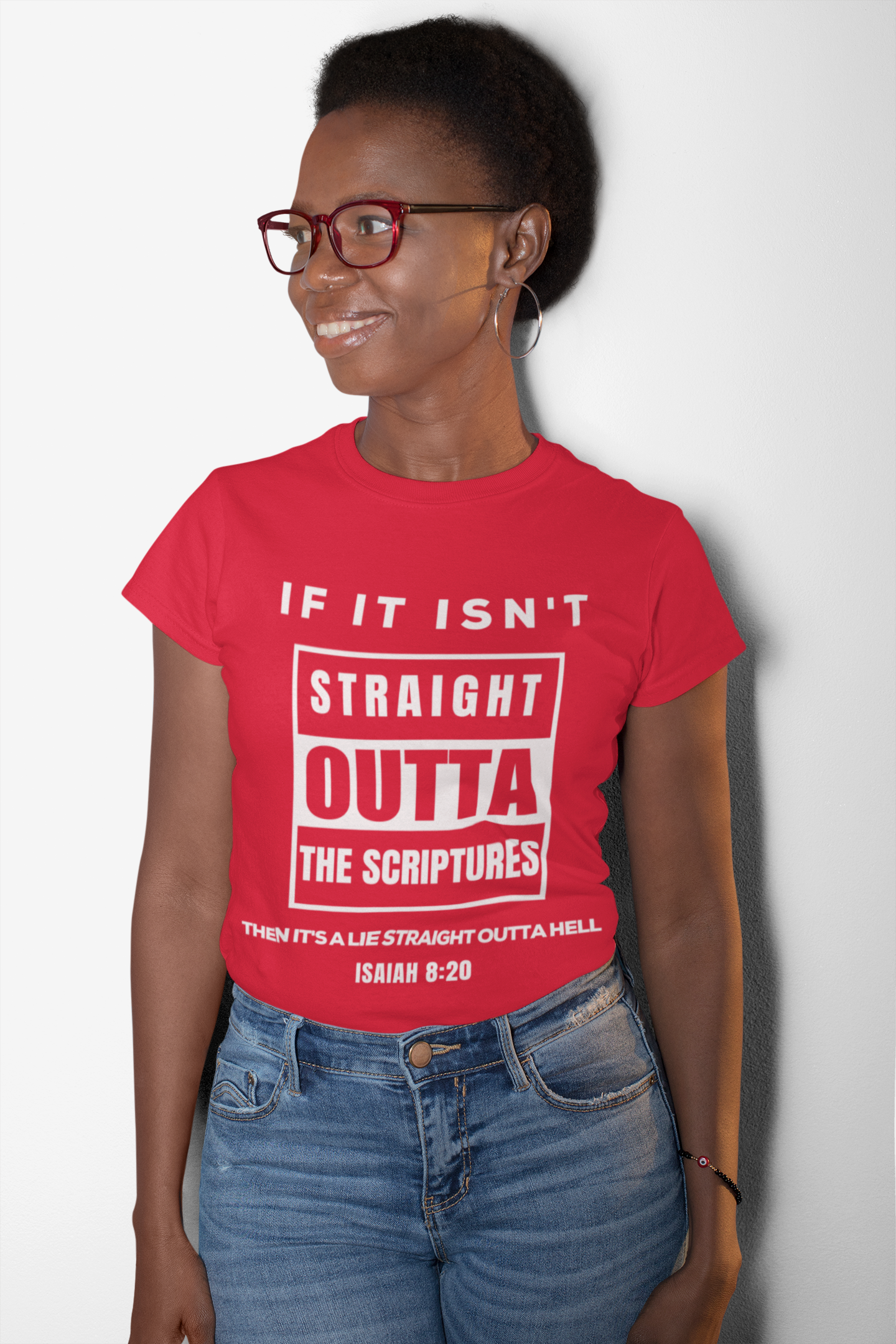 Women's Softstyle Tee - Straight Outta Scriptures