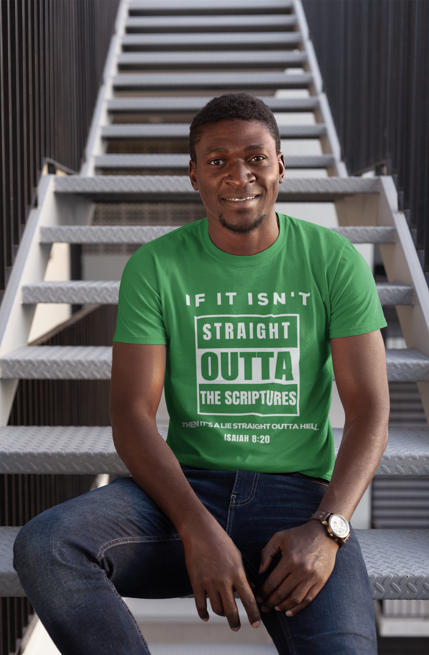 Soft-style Unisex T-shirt - Straight Outta Scriptures!