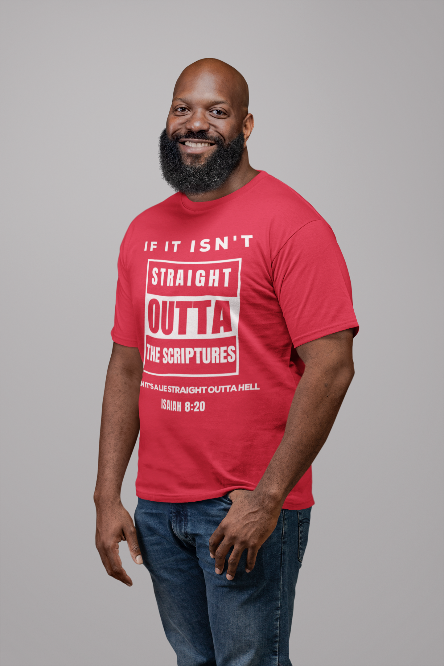 Soft-style Unisex T-shirt - Straight Outta Scriptures!