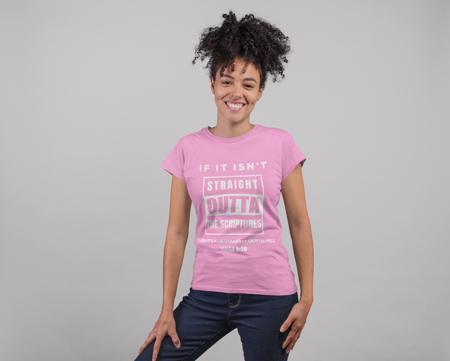 Women's Softstyle Tee - Straight Outta Scriptures